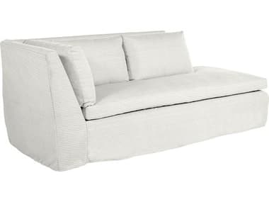 Summer Classics Nora Outdoor Left Arm Facing Chaise in Washboard Snow SUM66929100109