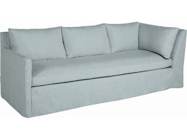 Summer Classics Nora Outdoor Right Arm Facing Corner Sofa in Grid Cloth Indigo SUM66941100103