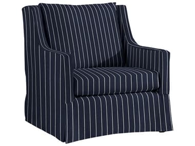 Summer Classics Shelby Outdoor Lounge Chair in Sailor Stripe Indigo SUM68163100108