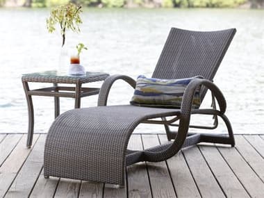 Summer Classics Halo Wicker Oyster Lounge Set SUMHALOLNGSET1