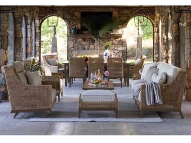 Summer Classics Peninsula Wicker Cushion Lounge Set SUMPENINSULA01
