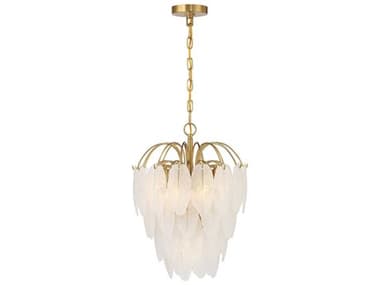 Savoy House Boa 5-Light Warm Brass Tiered Chandelier SV135075322