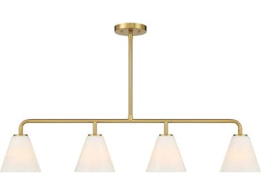 Savoy House Blair 4-Light Warm Brass Island Pendant SV140144322