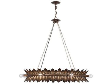 Savoy House Heiress 36" Wide 8-Light Patinated Bronze Round Chandelier SV146818102