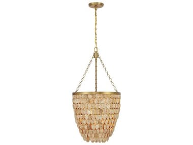 Savoy House Catalan 4-Light Warm Brass Pendant SV775604322