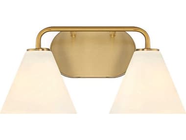 Savoy House Blair 2-Light Warm Brass Vanity Light SV829882322