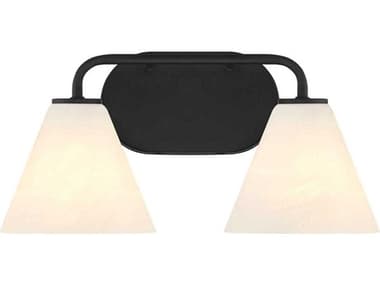 Savoy House Blair 2-Light Matte Black Vanity Light SV829882BK