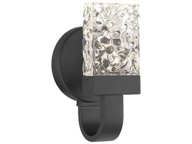 Savoy House Kahn 9" Tall 1-Light Matte Black Glass LED Wall Sconce SV96624189