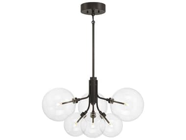 Savoy House Meridian 6-Light Oil Rubbed Bronze Globe Chandelier SVM100135ORB