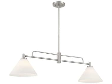 Savoy House Meridian 2-Light Brushed Nickel Island Pendant SVM100136BN