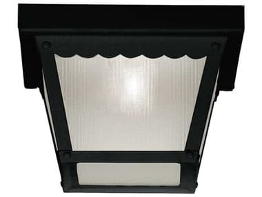 Savoy House Meridian Black 1-light Outdoor Ceiling Light SVM50058BK