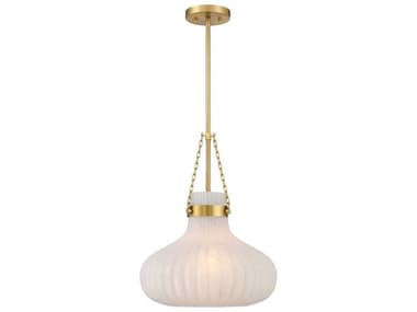 Savoy House Meridian 1-Light Natural Brass Pendant SVM7046NB