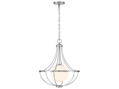 Savoy House Meridian 1-Light Brushed Nickel Pendant SVM7047BN