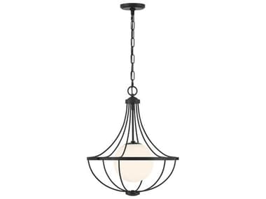 Savoy House Meridian 1-Light Matte Black Pendant SVM7047MBK