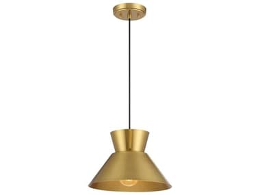 Savoy House Meridian 1-Light Natural Brass Mini Pendant SVM7049NB