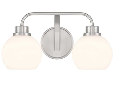 Savoy House Meridian 2-Light Brushed Nickel Vanity Light SVM80080BN