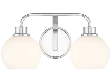 Savoy House Meridian 2-Light Chrome Vanity Light SVM80080CH