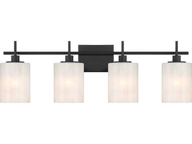 Savoy House Meridian 4-Light Matte Black Vanity Light SVM80085MBK