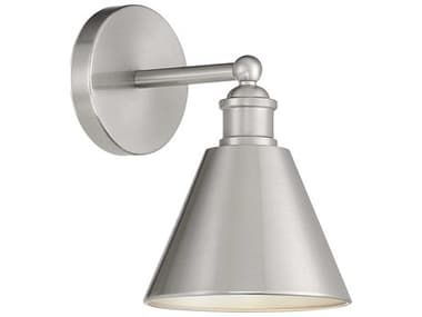 Savoy House Meridian 10" Tall 1-Light Brushed Nickel Wall Sconce SVM90087BN
