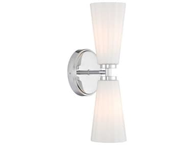 Savoy House Meridian 2-Light Chrome Wall Sconce SVM90109CH