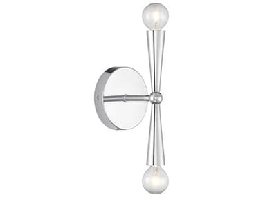 Savoy House Meridian 2-Light Chrome Wall Sconce SVM90110CH