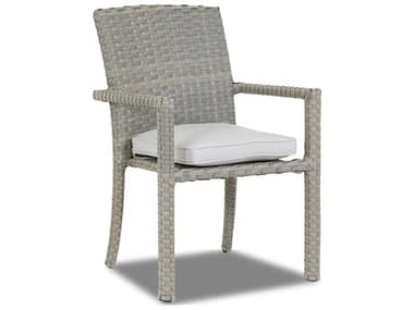 Sunset West Majorca Wicker Dining Chair in Cast Silver SW2001140433