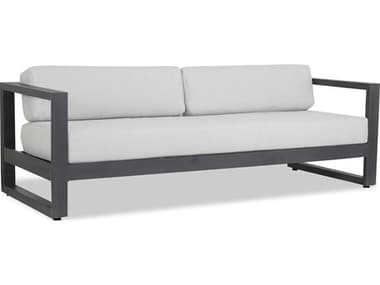Sunset West Redondo Aluminum Sofa in Cast Silver SW38012340433