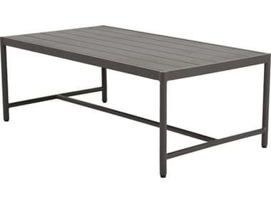 Sunset West Pietra Aluminum 50''W x 27''D Rectangular Coffee Table SW4601CT
