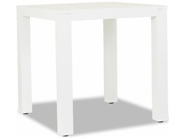 Sunset West Newport Frosted White Aluminum 40'' Wide Square Counter Table SW4801PT