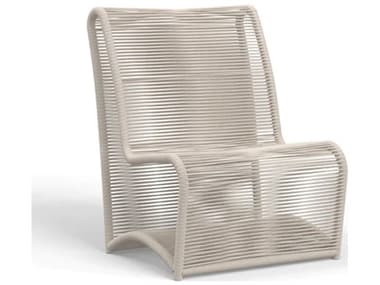 Sunset West Aluminum Rope Sand Armless Lounge Chair SW492221