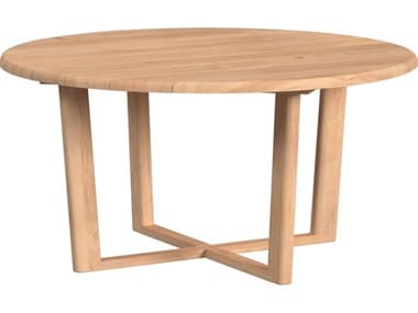 Sunset West Natural Teak 56" Round Dining Table SW5706RDT56