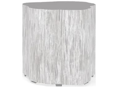Sunset West Tree Resin Bone White 20'' Wide Round Trunk End Table SW6203TTET