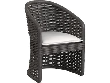 Sunset West Cabo Dining Chair in Soothe Pearl with Flange Welt SW80011PRLSTKIT