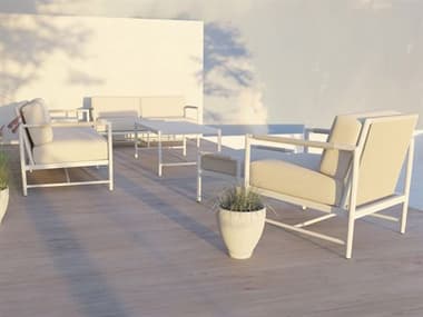 Sunset West Sabbia- As Pictured Aluminum Cushion Lounge Set SWSABBIA01