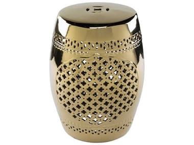 Surya Auburndale Gold Accent Stool SYADL006