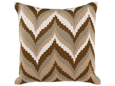 Surya Ikat Medium Brown Pillow SYAR058