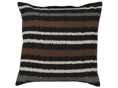 Surya Ikat Black Pillow SYAR101