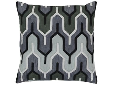 Surya Aztec Denim Pillow SYAR112