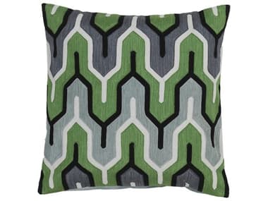 Surya Aztec Medium Green Pillow SYAR114