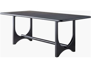 Surya Arland Rectangular Wood Black Dining Table SYARLD002307839