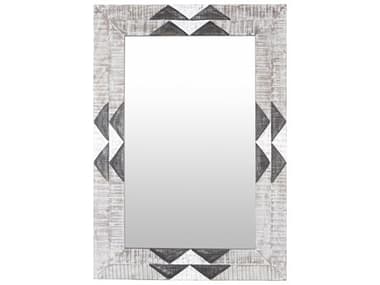 Surya Amrapali Charcoal White Rectangular Wall Mirror SYARP0012840