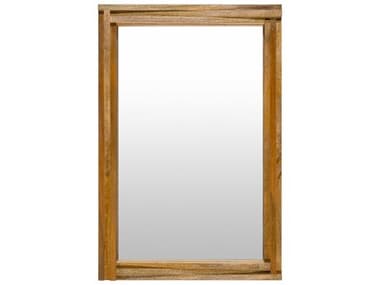 Surya Auckland Brown Rectangular Wall Mirror SYAUK00151342