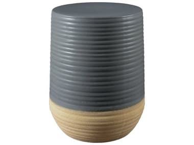 Surya Terraza Gray Khaki Accent Stool SYAZAT002171313