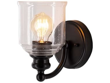 Surya Brewer 1-Light Black Wall Sconce SYBEW001