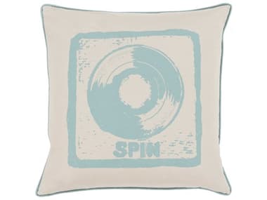 Surya Big Kid Blocks Teal Pillow SYBKB008