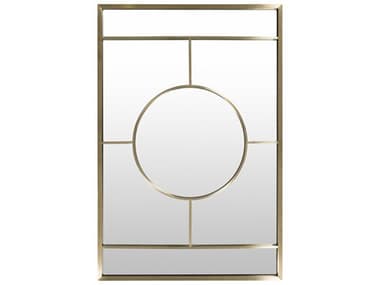 Surya Beckett Gold Rectangular Wall Mirror SYBKT00113248