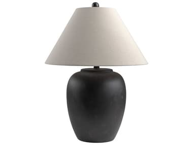 Surya Bastille Black Table Lamp SYBST002