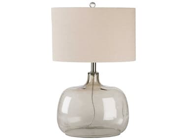 Surya Bentley Gray Ivory Linen Buffet Lamp SYBTLP001