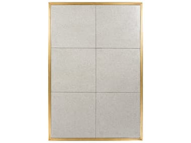 Surya Brantley Gold Rectangular Wall Mirror SYBTY0014060