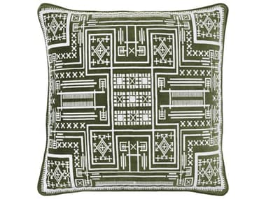 Surya Camaxtli Medium Green Pillow SYCAX001